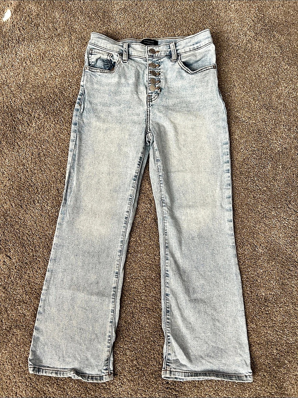 Banana Republic Cropped Bootcut Jeans in Blue Waist 26/2 Like New